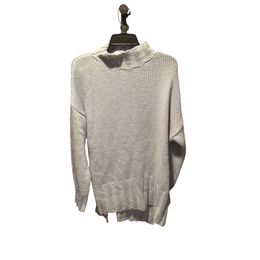 For the Republic Women's Mock Neck Sweater in Blue Large NWT